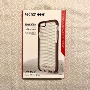 Tech 21 Clear/Gray Phone Case iPhone 6/6S Case